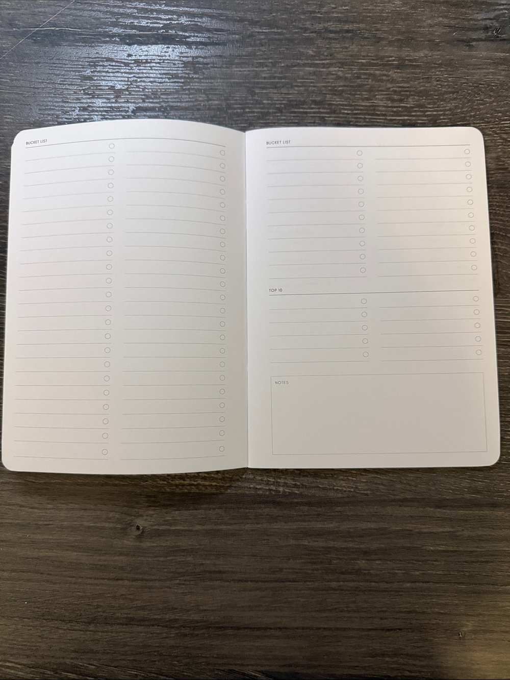Cloth & Paper Bucket List Notebook - Picture 3 of 7